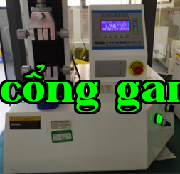 Microcomputer tensile strength testing machine